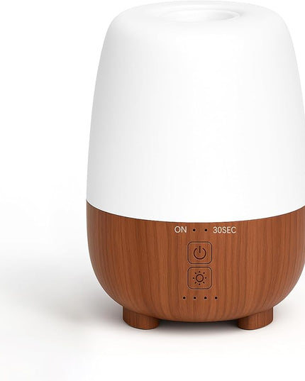 150ML Rechargeable Battery Operated Essential Oil Diffuser, Portable Cordless Aromatherapy Diffuser,7-Hour Runtime with 7 LED Color Changing Lightsfor Home,Office,Outdoor