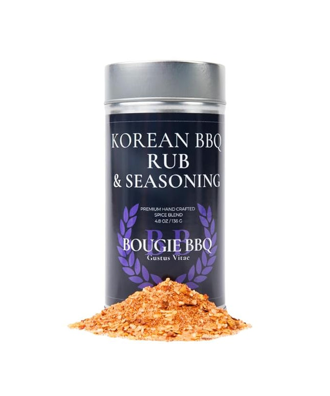 Spicy Korean BBQ Seasoning | All Natural Spice Mix | Small Batch, Hand Made | Artisan Spice Blend | All Natural | Non GMO | GLP-1 Friendly | No Artificial Ingredients or Additives | Sustainably Sourced | Made in USA | Bougie BBQ | Gustus Vitae | #867