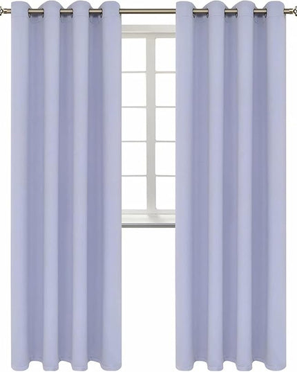 BGment Room Darkening Curtains 95 Inches Long - Grommet Thermal Insulated Drapes Window Treatment Curtains for Bedroom, 2 Panels, 52 x 95 Inch, Lavander