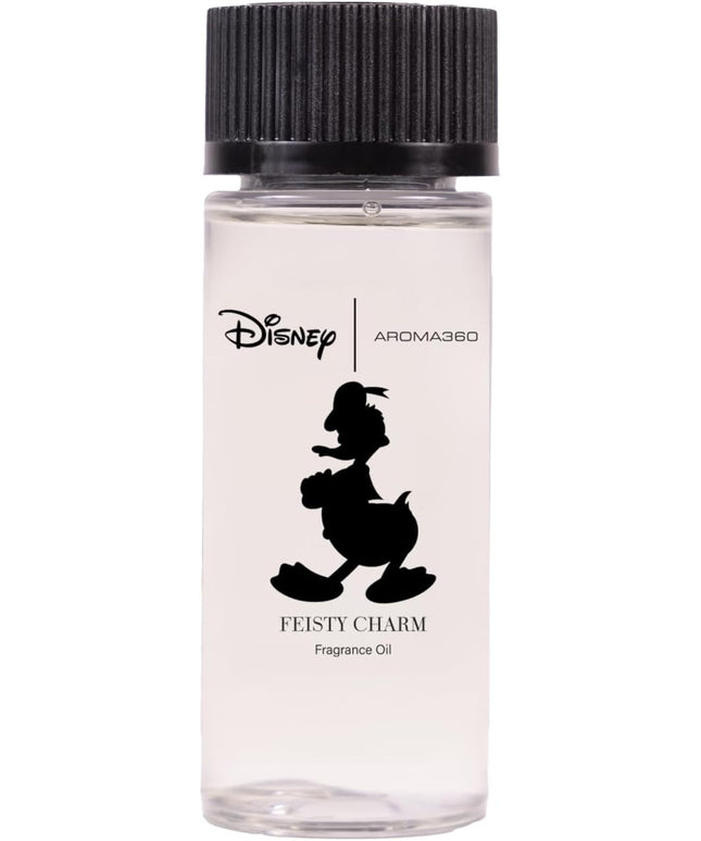 Aroma360 | Disney Feisty Charm Oil Blend | Donald Duck | Luxury Essential Oil | Aromatherapy Scent Diffuser Oil | Blue Cedar, Cardamom and Eucalyptus 1.7 fl oz, 50 mL