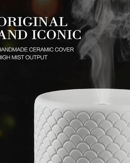 Essential Oil Diffuser 280ml Aromatherapy Diffuser for Large Room Small Humidifier with Sleep Mode-4 Timers, 3 Modes Lights, Auto-Off, No Beep