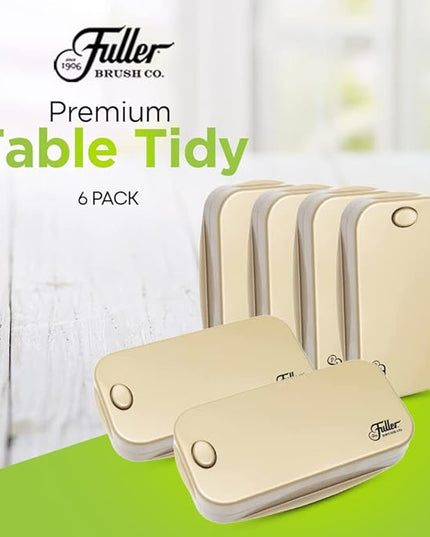Fuller Brush Premium Table Tidy - Portable Handheld Crumb Remover Sweeps Crumbs & Dry Spills on Fabric Tablecloth Placemats & Tabletop Surfaces Comes in 3 Colors Available in Singles & Packs of 2 or 6