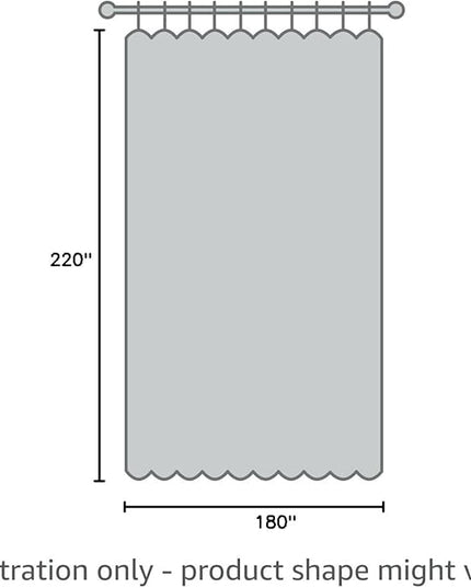 Graywind Hardwired Smart Curtains Motorized Curtains with Remote Alexa Google Control for Sliding Door Room Darkening Drapes One-Way or Split Draw, Custom Width to 220" (Champagne White)