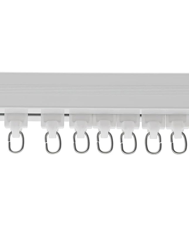 Xuthusman Smart Electric Curtains Track，Automatic Curtain Opener, Motorized Curtains Rod With Remote，Electric Curtain Rail for Home Automation Compatible