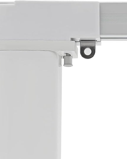 28 to 120 Inch Heavy Duty Smart Curtain Rod, 1.2" Extra Thick Adjustable Window Rod for Blackout Curtains, Voice Control Automatic Opener, Modern Single Drapery Ro-d with Brackets, Matte Black