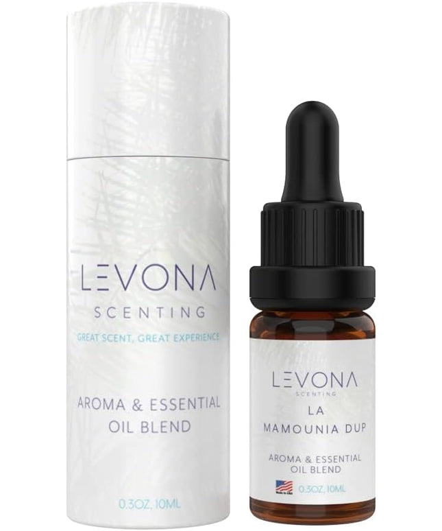 Levona Scent Essential Oils - Scents for Home, Hotel & Office Use - Perfect for Home Diffuser & Humidifiers - Aroma Fragrance Oil, Ideal for Massage, Relaxation, and Spa - La Mamounia Dup, 10ml
