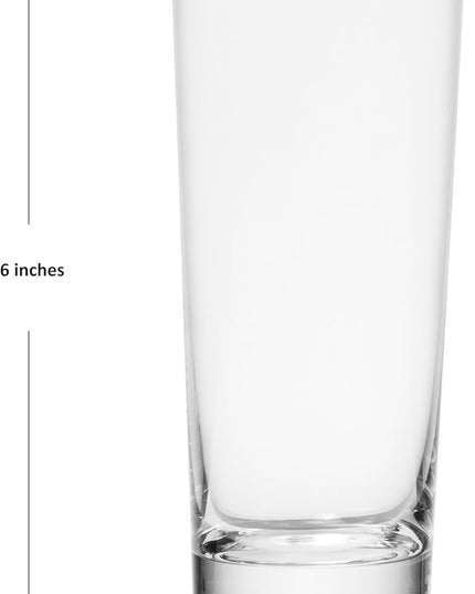 Schott Zwiesel Basic Bar Designed by World Renowned Mixologist Charles Schumann Tritan Crystal Glass, Long Drink Cocktail Glass, 12.4-Ounce, Set of 6