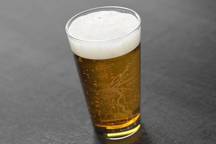Well Told Engraved Cleveland Ohio Map Pint Glass, Etched Beer Gift (16 oz, Clear) City Map Pint, Custom City Glassware, Gifts For Beer Lovers