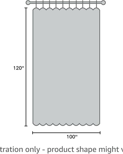 NICETOWN Sliding Door Curtains Extra Wide and Long, Thermal Insulated Large Curtain for Windows Energy Saving Patio Door Panel for Bedroom/Living Room (Natural, W100 x L120, 1 Panel)