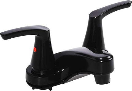 Bathroom Sink Faucet 3-Hole Bathroom Sink Faucet for RV & Vanity – 4-Inch Base Spacing, Compatible with Moen/Delta Systems