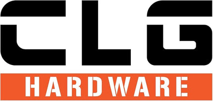 CLG HARDWARE Commercial Lever Door Lock - Heavy-Duty Locking Door Handle, Designer Door Handles, Cylindrical Lever Lock, Non-Handed Grade 2 Industrial Door Handle, 26D Satin Chrome, Privacy/Bathroom