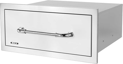 Bull Outdoor Products Premium Components for Outdoor Kitchen BBQ Island Large Single Drawer with Reveal