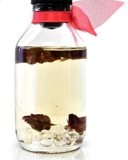 LOVSPA Reed Diffuser Set, Velvet Rose Scented Oil Diffuser with Sticks, Home Fragrance Accessories for Bathroom Shelf Decor, Aroma Diffusers for Home or Office Desk, USA Made