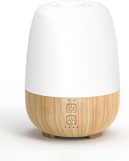 150ML Cordless Essential Oil Diffuser, Built-in 6000mAH Rechargeable Battery, 7-Hour Runtime, 7 LED Color Changing Lights, Portable Aromatherapy Diffuser for Home,Office,Outdoor