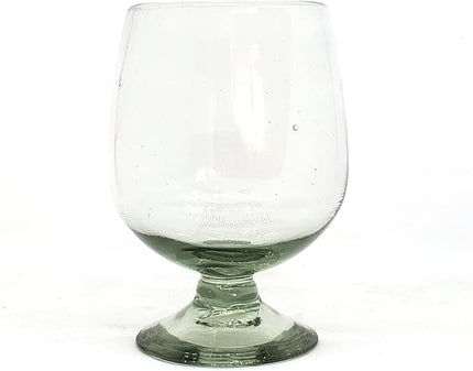 Clear 11 oz Large Cognac Glasses (set of 6), Recycled Glass, Lead-free, Toxin-Free (11 oz Large Cognac)