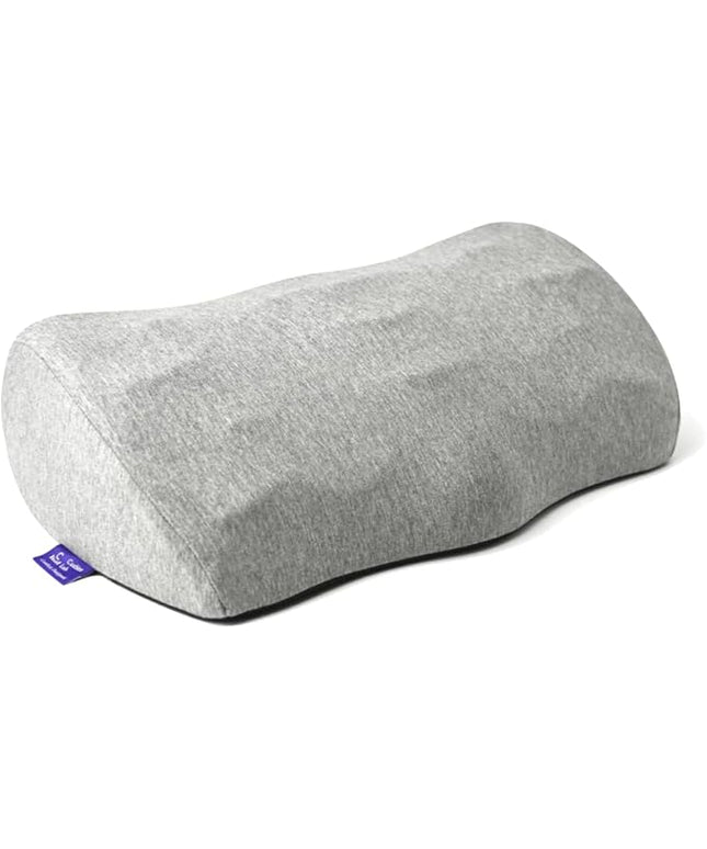 C CUSHION LAB Ergonomic Foot Rest for Under Desk - Patented Massage Ridge Design Memory Foam Foot Stool Pillow for Work, Home, Gaming, Computer, Office Chair - Footrest for Back & Hip Pain Relief