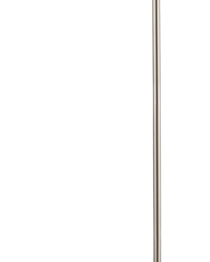 O'Bright Nova - Adjustable Floor Lamp with Flexible Gooseneck and Rotatable Shade, E26 Socket, 10-Inch Base - Ideal for Reading, Bedside, Living Room, Brushed Nickel