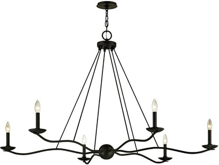 Troy Lighting F6306 Sawyer - Six Light Chandelier,