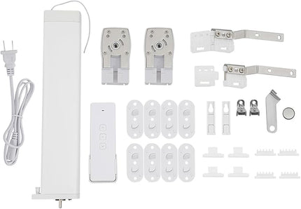 Xuthusman Smart Electric Curtains Track，Automatic Curtain Opener, Motorized Curtains Rod With Remote，Electric Curtain Rail for Home Automation Compatible
