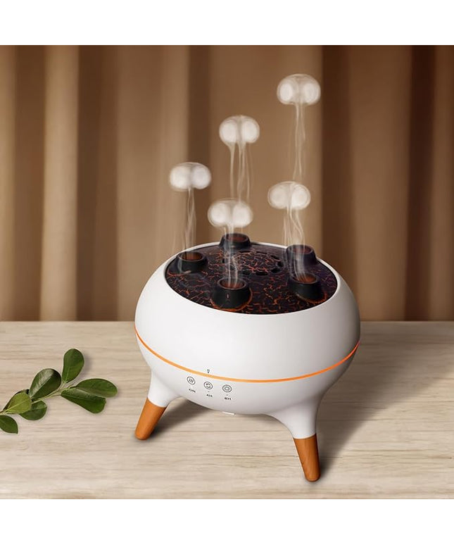 Essential Oil Diffuser for Home, Bedroom Humidifiers, Air Scent Aroma Aromatherapy Ultrasonic Humidifier Machine Timer Small Mini difusor de Aromas para casa Living Room Office Decor Gifts Jellyfish