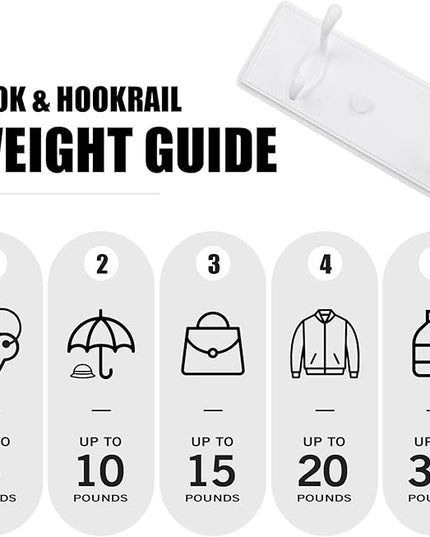 Wooden Coat Rack, Wall-Mounted Organizer for Closet, Entryway, Hallway, Foyer, Bedroom, Heavy Duty Double Hooks for Hanging Towels, Bags, Hats, Jackets, Key (White, 3 Hooks)