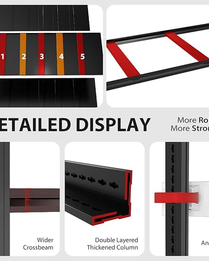 Metal Storage Shelves Unit,5-Tier Adjustable Heavy Duty Garage Shelving,3500LBS Garage Storage Industrial Shelves,Storage Racks,Steel Shelf Suitable for Shop,Warehouse,Basement