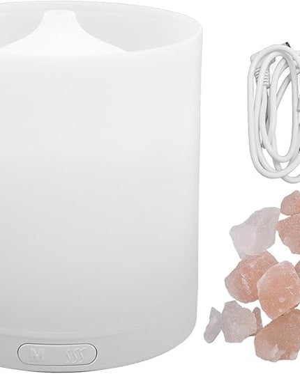 Essential Oil Diffuser with 7 Color Lights, Aromatherapy Diffuser for Home Office, 150ml Large Capacity Humidifier with Salt Stone, Air Diffuser for Aromatherapy and Relaxation
