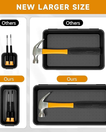 Tool Box Organizer Tray, Toolbox Desk Drawer Organizer, Tool Box Tray, Toolbox Organization Storage for Rolling Tool Chest (24 PCS)