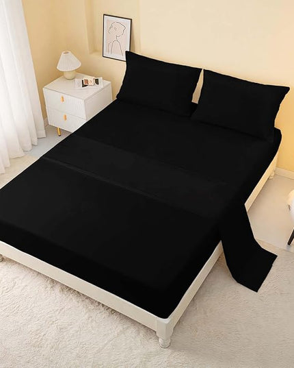 Geometric Pink Black Full Comforter Set,Light Honeycomb Bedding Set 7 Piece in A Bag,Bed Sheet Set Geometry Decor,Microfiber Lightweight All Season