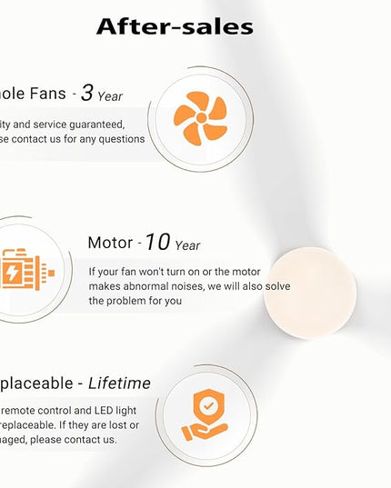 52" Ceiling Fan with Light - Low Profile Flush Mount Ceiling Fan, 6-Speed Remote Control, Solid Wood, Quiet Reversible DC Motor, Boho Style, for Bedroom, Living Room, Porch White/Gold