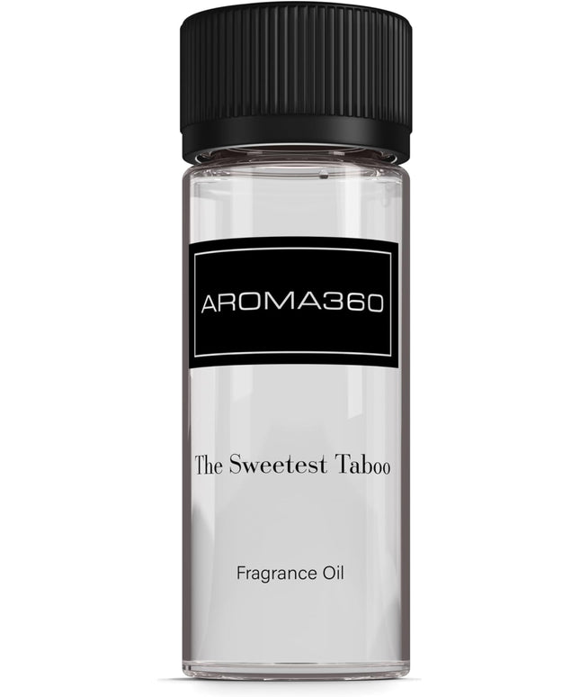 Aroma360 - The Sweetest Taboo Fragrance Oil Scent - Luxury Aromatherapy Scent Diffuser Oil - Hints of Lemon Crème, Pomegranates, & Raspberries - for Essential Oil Diffusers - for Home & Office - 50mL
