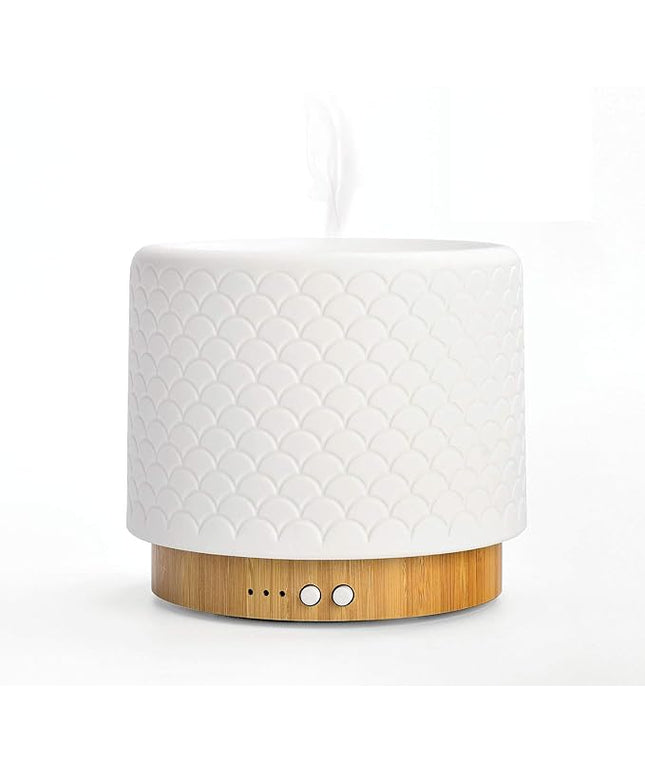 Essential Oil Diffuser 280ml Aromatherapy Diffuser for Large Room Small Humidifier with Sleep Mode-4 Timers, 3 Modes Lights, Auto-Off, No Beep