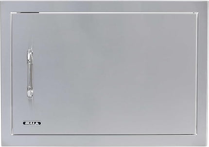 Bull Outdoor Products Premium Components for Outdoor Kitchen BBQ Island Stainless Steel Single Door with Reveal