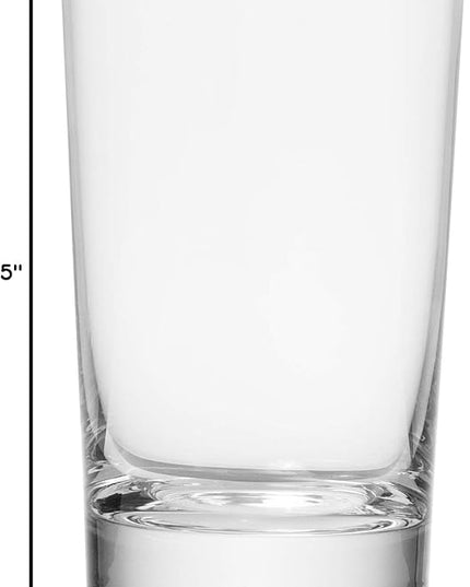 SCHOTT ZWIESEL Basic Bar Selection Long Drink Glass (Set of 6), Drinking Glass for Longdrinks, Dishwasher-Safe Tritan Crystal Glasses, Made in Germany (11 Ounce)