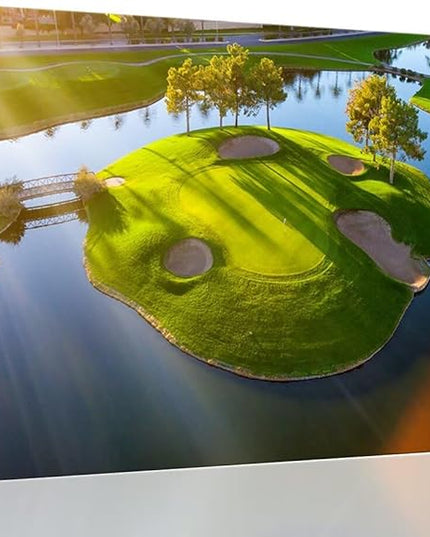 Island Golg Hole in Arizona Wall Art for Living Room Bedroom Bathroom Home Decoraitons Golf Course Picture Poster Framed Artwork Canvas Prints Ready to Hang(28''H x 44''W)