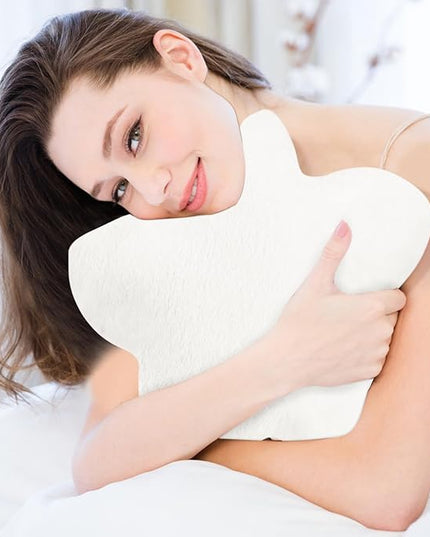 Small Star Throw Pillows for Bed, Decorative Throw Pillows for Couch Livingroom,15" White Pillows Aesthetic Cute Floor Pillow with Soft Plush for Sofa Bedroom Kids Xmas Gift (White)