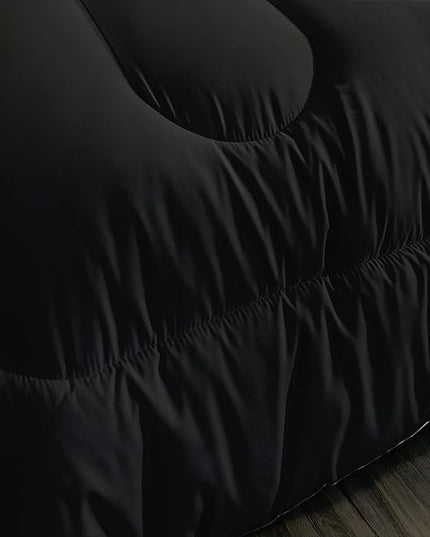 AILONEN King and Queen Crown Comforter Set Queen Size, Golden Rose Flower Pattern Bedding Set for Girls Teens,Black and Gray Duvet Set for Bedroom Decor,3 Pieces,1 Qulit and 2 Pillowcases,Soft