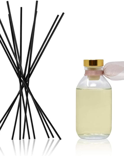 LOVSPA Reed Diffuser Set, Warm Vanilla Sugar Scented Oil Diffuser with Sticks, Home Fragrance Accessories for Bathroom Shelf Decor, Aroma Diffusers for Home or Office Fall Decor, USA Made