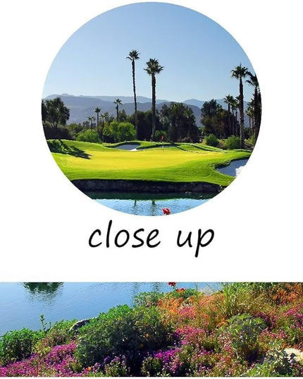 chenchenArt Indian Wells Golf Course Wall Art Picture Golf Course Poster Wall Decor for Living Room Bedroom Home Decorations Golf Artwork Canvas Prints Framed Ready to Hang(28''H x 44''W)