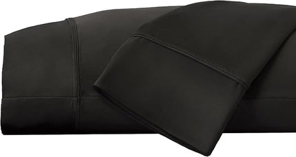 SHEEX Original Performance Cooling Pillowcases, Ultra-Soft Standard Pillowcase Set, 2 Cooling Pillow Covers, Black