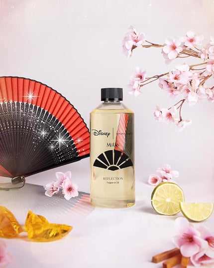 Aroma360 | Disney Reflection Fragrance Oil Blend | Disney Princess Mulan | Luxury Essential Diffuser Oil | Aromatherapy Scent Diffuser Oil | Bergamot, Nutmeg and Jasmine 16.9 fl oz 500mL