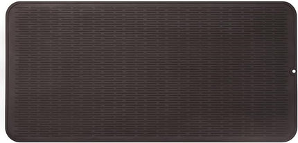 Silicone Dish Drying Mat for Multiple Usage,Easy clean,Eco-friendly,Heat-resistant Silicone Mat for Kitchen Counter or Sink,Refrigerator or Drawer Liner Coffee 5XL 36inches x 18inches