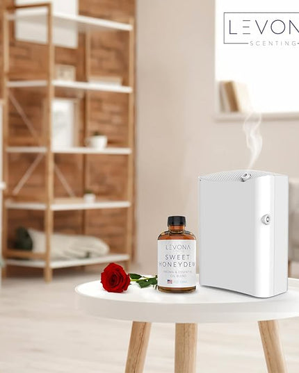 Levona Scent Oil Diffuser Essential Oils: Essential Oils Home Luxury Scents - Sweet Honeydew Essential Oil - Sweet & Fresh Notes of Nectarine and Floral Rose Essential Oil - 500 Ml Fragrance Oils
