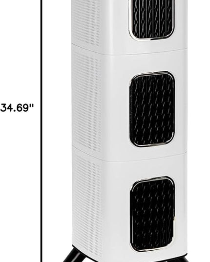 Air Oasis iAdaptAir 2.0 H13 HEPA Filter Air Purifier Reduces 99% of Viruses, Mold, Dust, Smoke, Pollen & Odors Quietest on The Market WiFi Compatible 3,975 Sq Ft of Clean Air