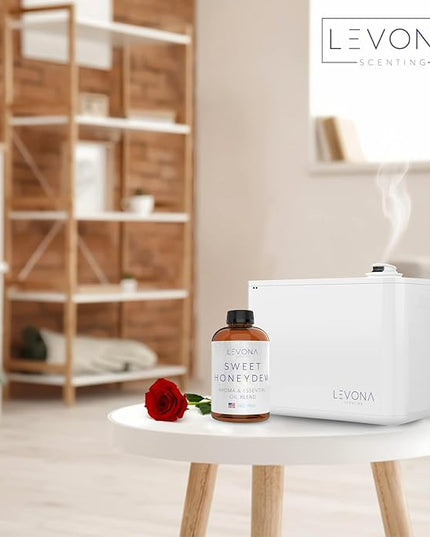Levona Scent Oil Diffuser Essential Oils: Essential Oils Home Luxury Scents - Sweet Honeydew Essential Oil - Sweet & Fresh Notes of Nectarine and Floral Rose Essential Oil - 700 Ml Fragrance Oils