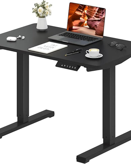Small Adjustable Stand Up Desk for Children,One-Piece Standing Desk 31.5 x 19.7 Inch, Home Office Desk Computer Workstation, Black