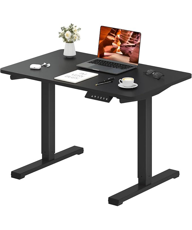 Small Adjustable Stand Up Desk for Children,One-Piece Standing Desk 31.5 x 19.7 Inch, Home Office Desk Computer Workstation, Black