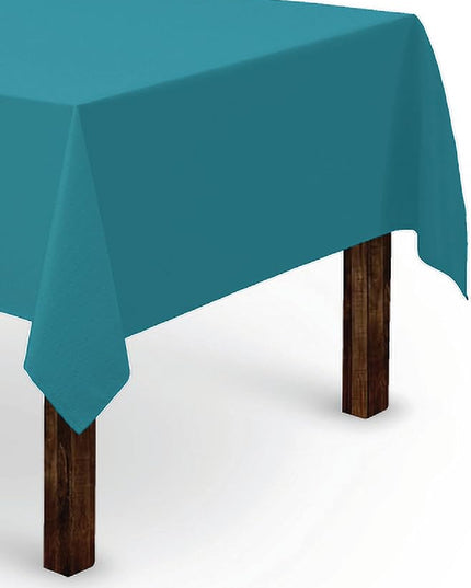 Gee Di Moda Rectangle Tablecloth - 60 x 84 Inch Caribbean Table Cloth for 5 Foot Rectangle Tables - Heavy Duty Washable Fabric - for Holiday Party, Dinner, Weddings, Baby Shower & Events
