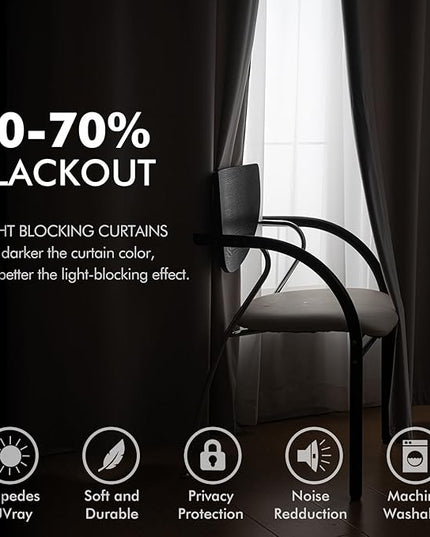 MIULEE Velvet Curtains Silver Light Grey Elegant Grommet Thermal Insulated Soundproof Room Darkening Curtains/Drapes for Classical Living Room Bedroom Decor 52 x 84 Inch Set of 2