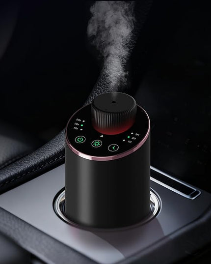 Waterless Essential Oil Diffuser Aromatherapy Scent Diffusers for Home Large Room, Bedroom, Car, Office, Desk, Battery Operated Mini Portable Air Freshener, 3 Countdown Timers & 3 Mist Levels